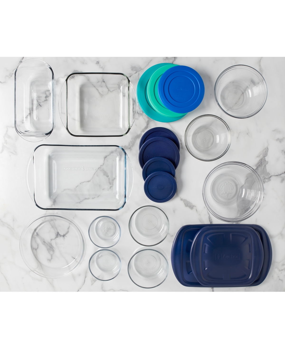 Anchor Hocking 20-piece Bake, Store & Mix Set In No Color