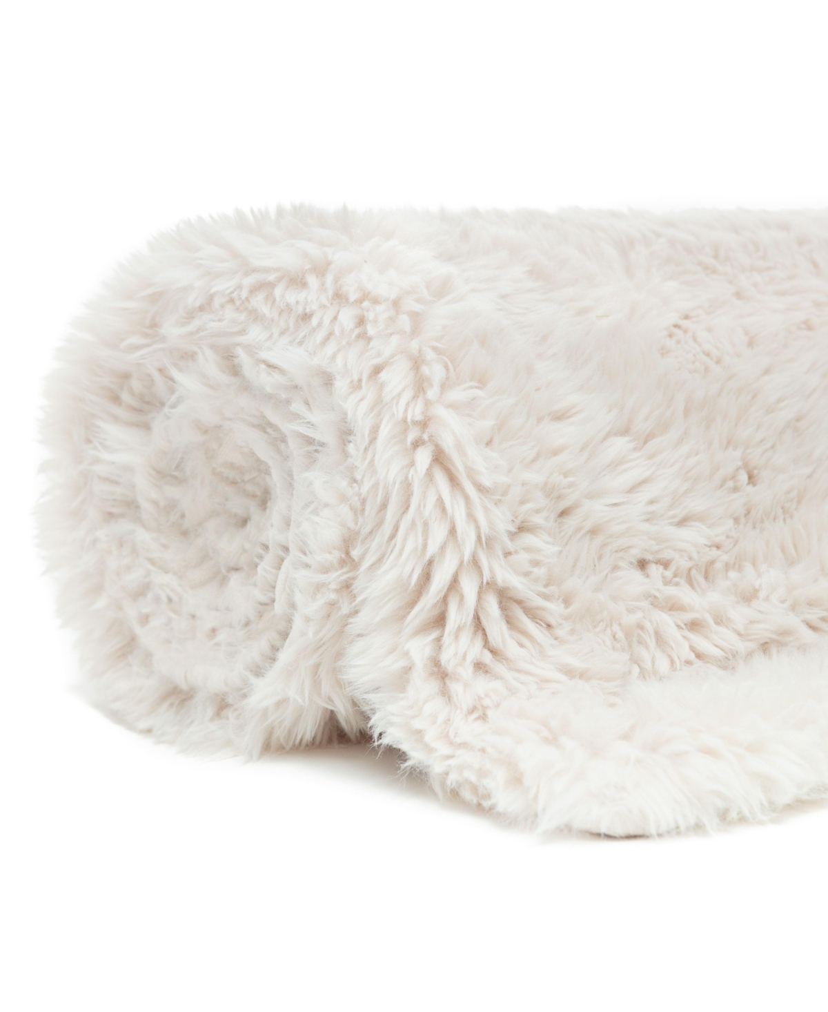 Chanasya Premium Fuzzy Tusicon Faux Longfur Blanket - Plush Cozy Warm Blanket for Sofa Chair Couch Bed and Living Room with Reverse Silky Velvet