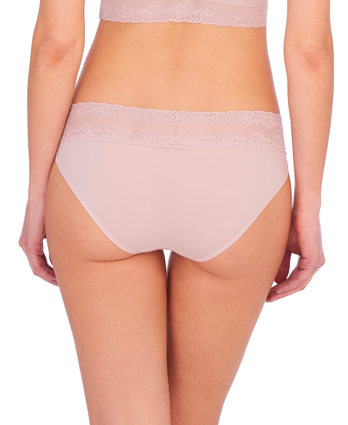 Natori Women's Bliss Perfection Lace Trim One Bikini Brief 2-Pack
