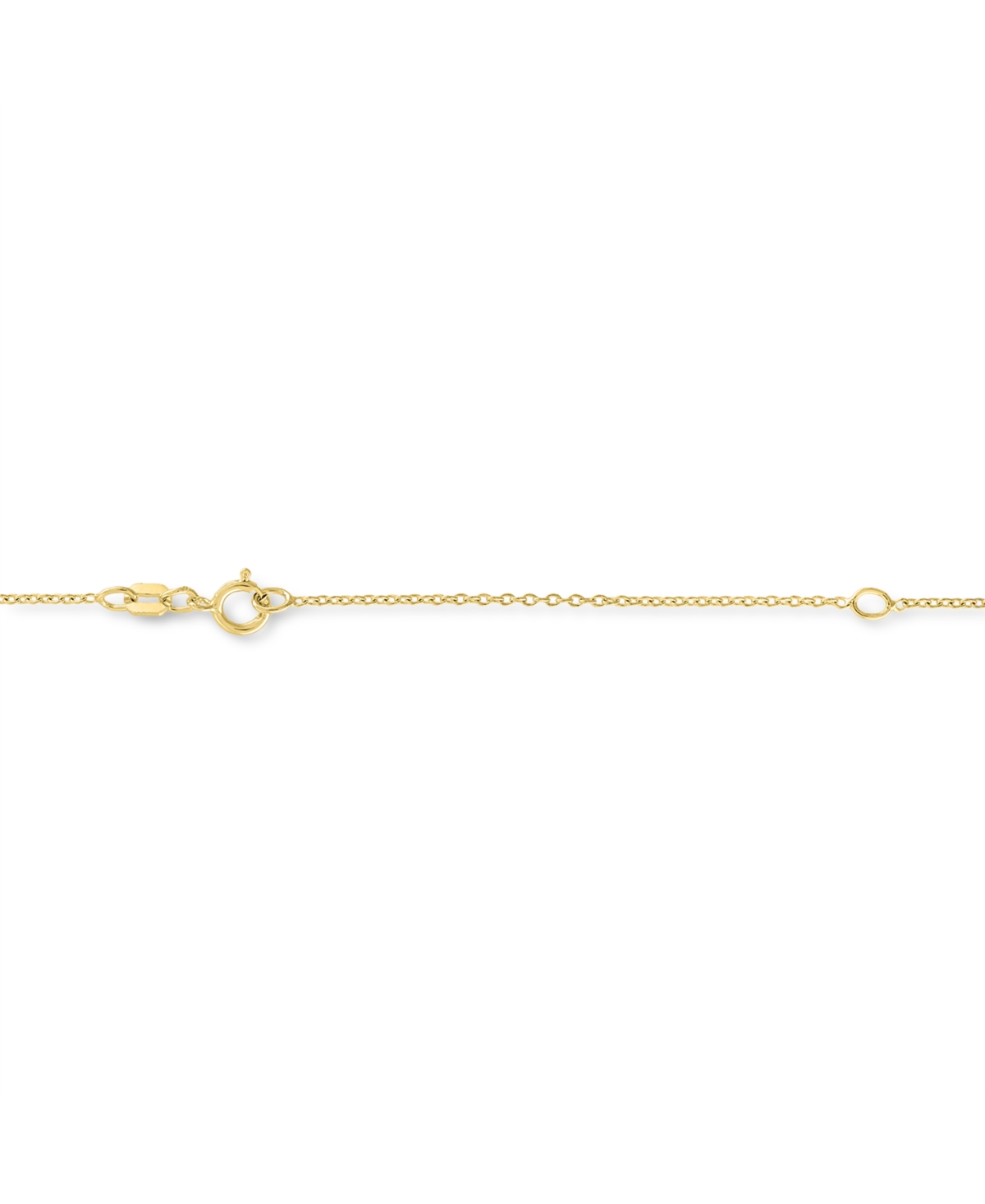 Shop Macy's Diamond Accent Mama Pendant Necklace In 14k Gold-plated Sterling Silver, 16" + 2" Extender