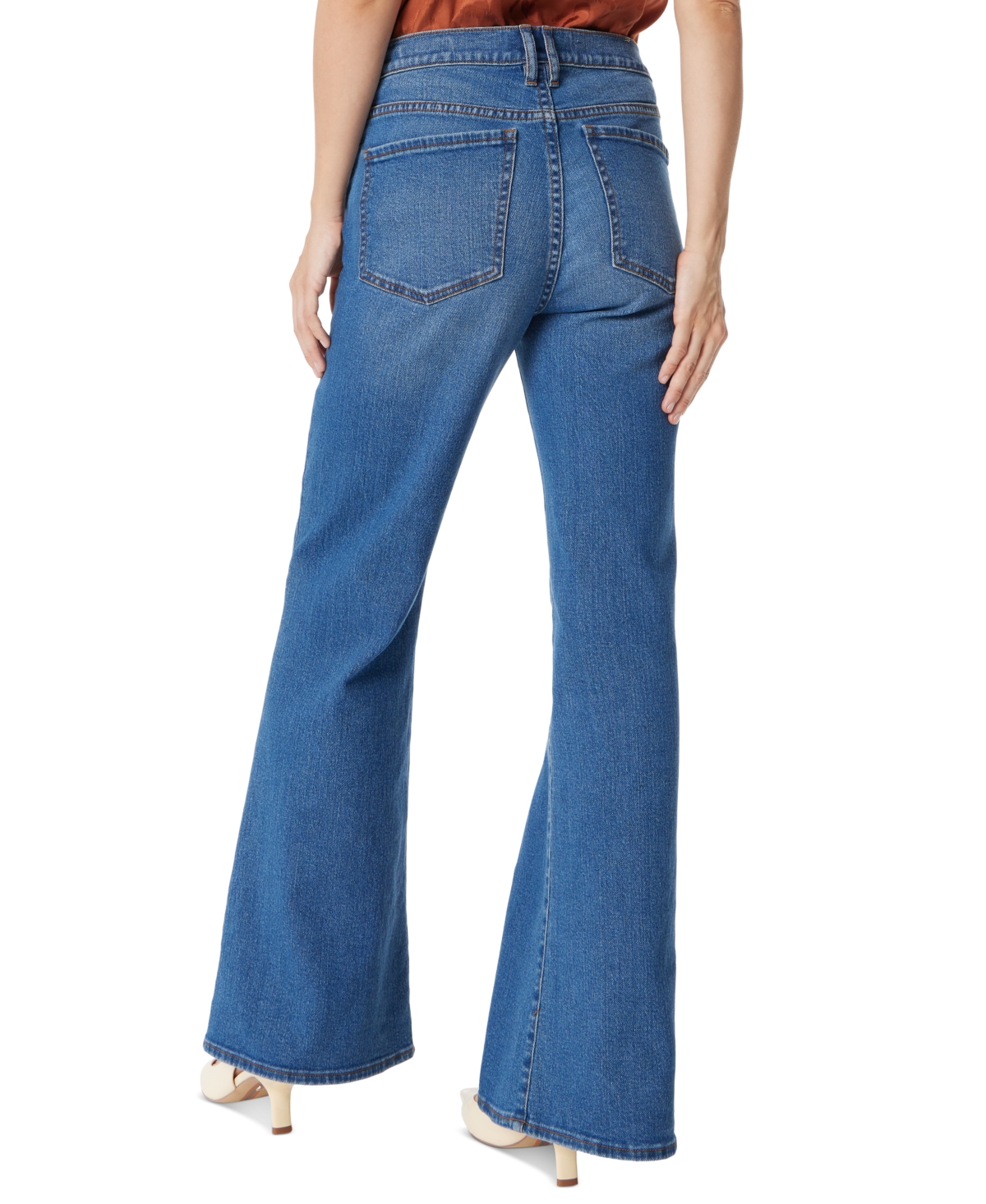 Sam Edelman Women's Flare-Leg Pocket Jeans