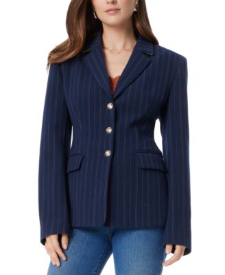 Sam Edelman - Women's Pinstripe Cinched-Waist Blazer