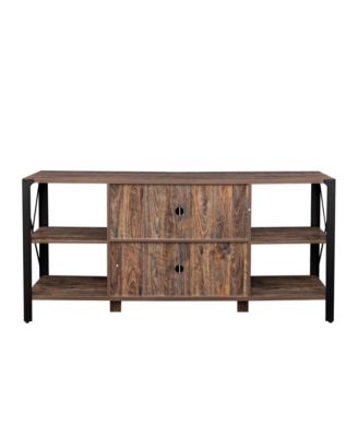 Industrial Farmhouse TV Stand for Living Room & Bedroom