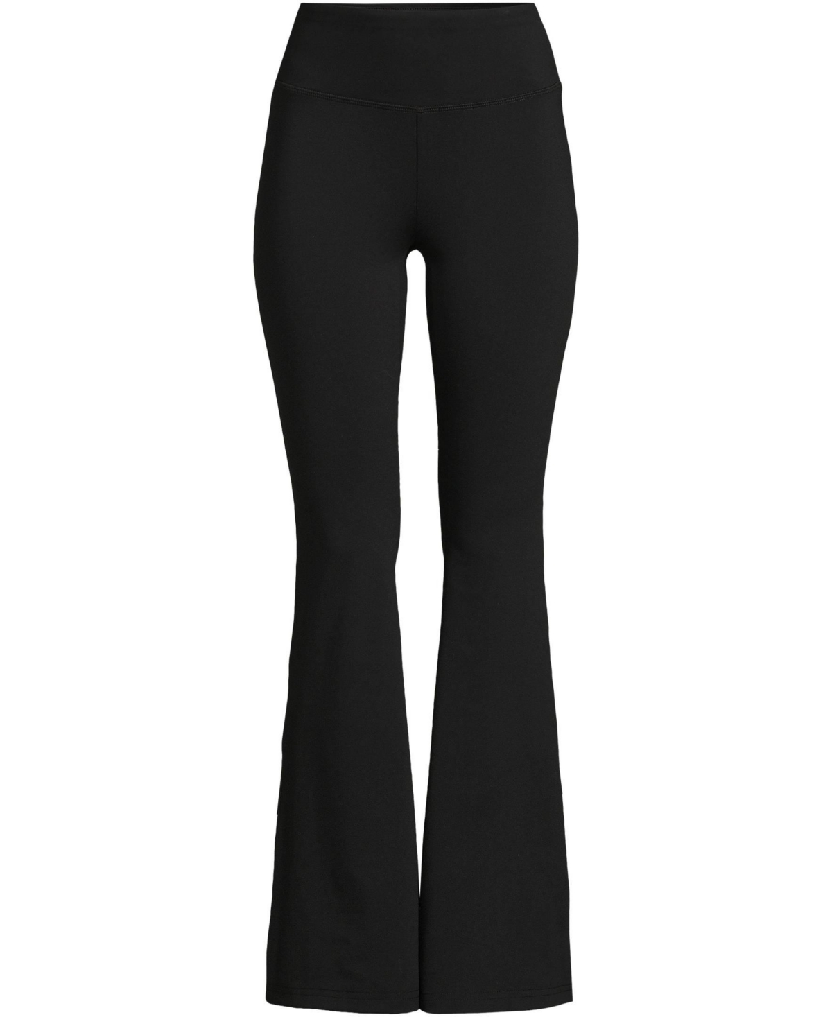 Lands' End Women's Active Hi Impact High Rise Slim Flare Pants