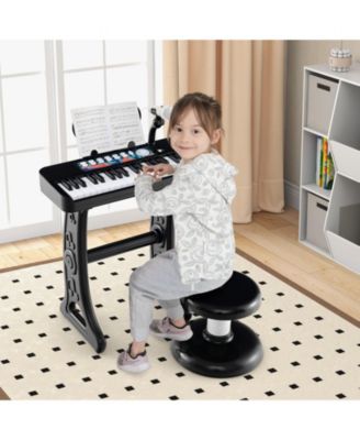 61-Key Electronic Keyboard Piano Set with LCD Screen for Beginners