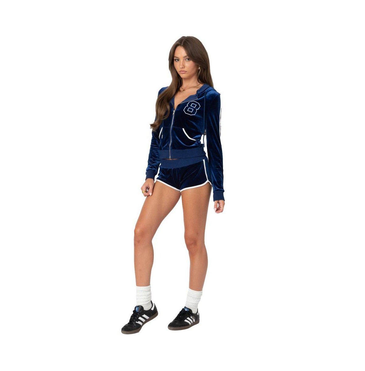 Edikted Women's 08 Velour Shorts