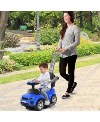 3 In 1 Ride on Push Car Toddler Stroller Sliding Car with Music
