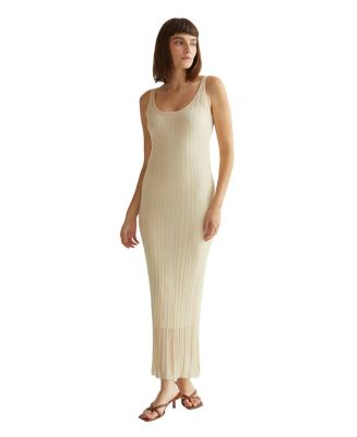 CRESCENT Women's Emberly Semi Sheer Ribbed Maxi Dress - Macy's