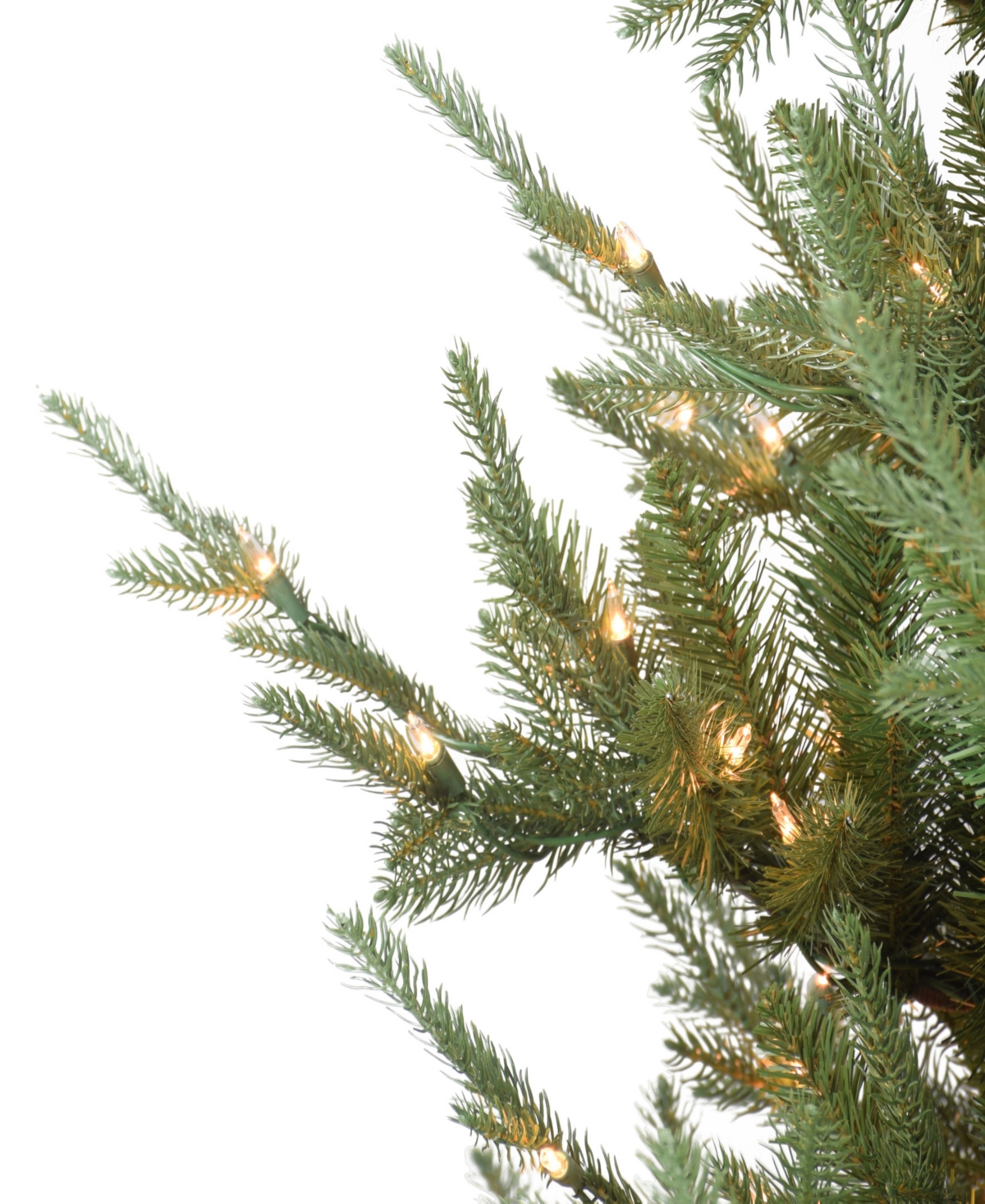 Puleo Pre-lit Spruce Artificial Tree 7.5 Ft In Green