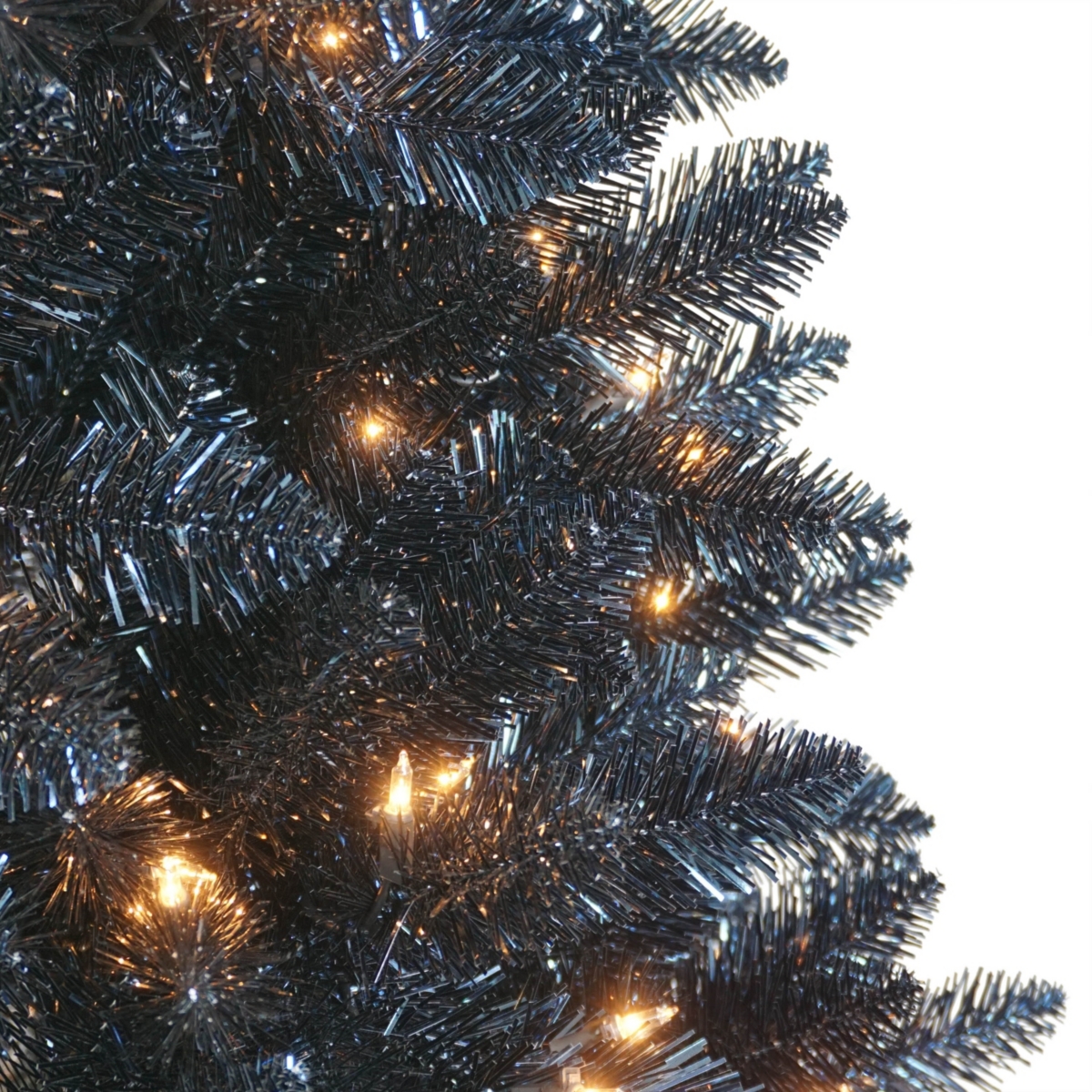 Puleo 7.5-ft. Gilford Pine Tree With 500 Clear Lights & Stand In Dark Blue