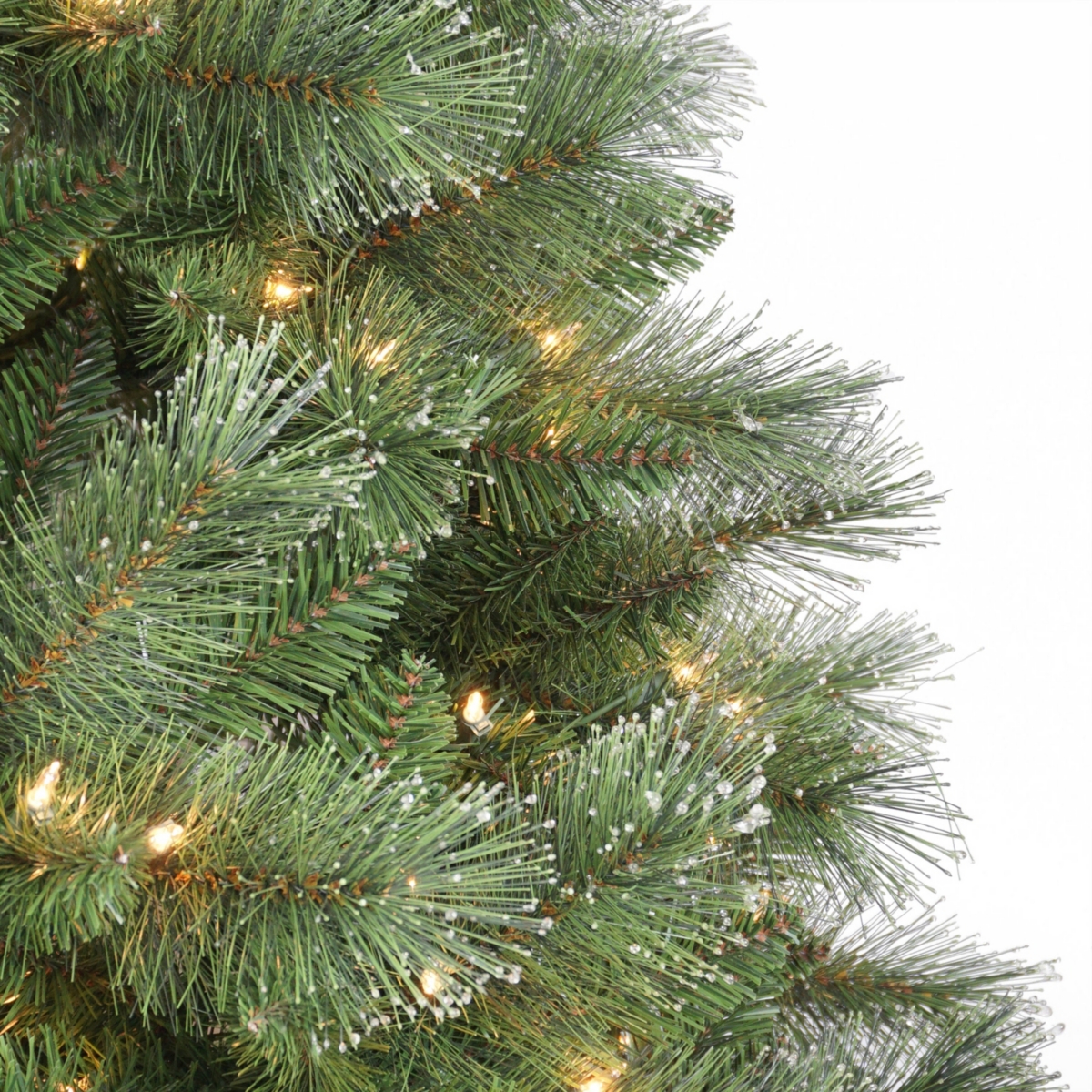 Puleo 7.5-ft. Medium Green Tree With 500 Clear Lights & Stand In Green