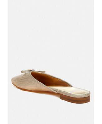 Jaylor Party Bow Slip-On Mules