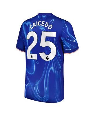 Nike Men's Moises Caicedo Blue Chelsea 2024/25 Home Replica
