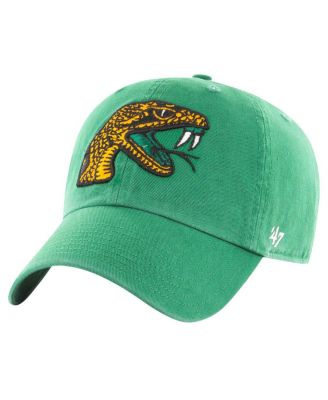 Men's Green Florida A M Rattlers Side Back Clean Up Adjustable Hat