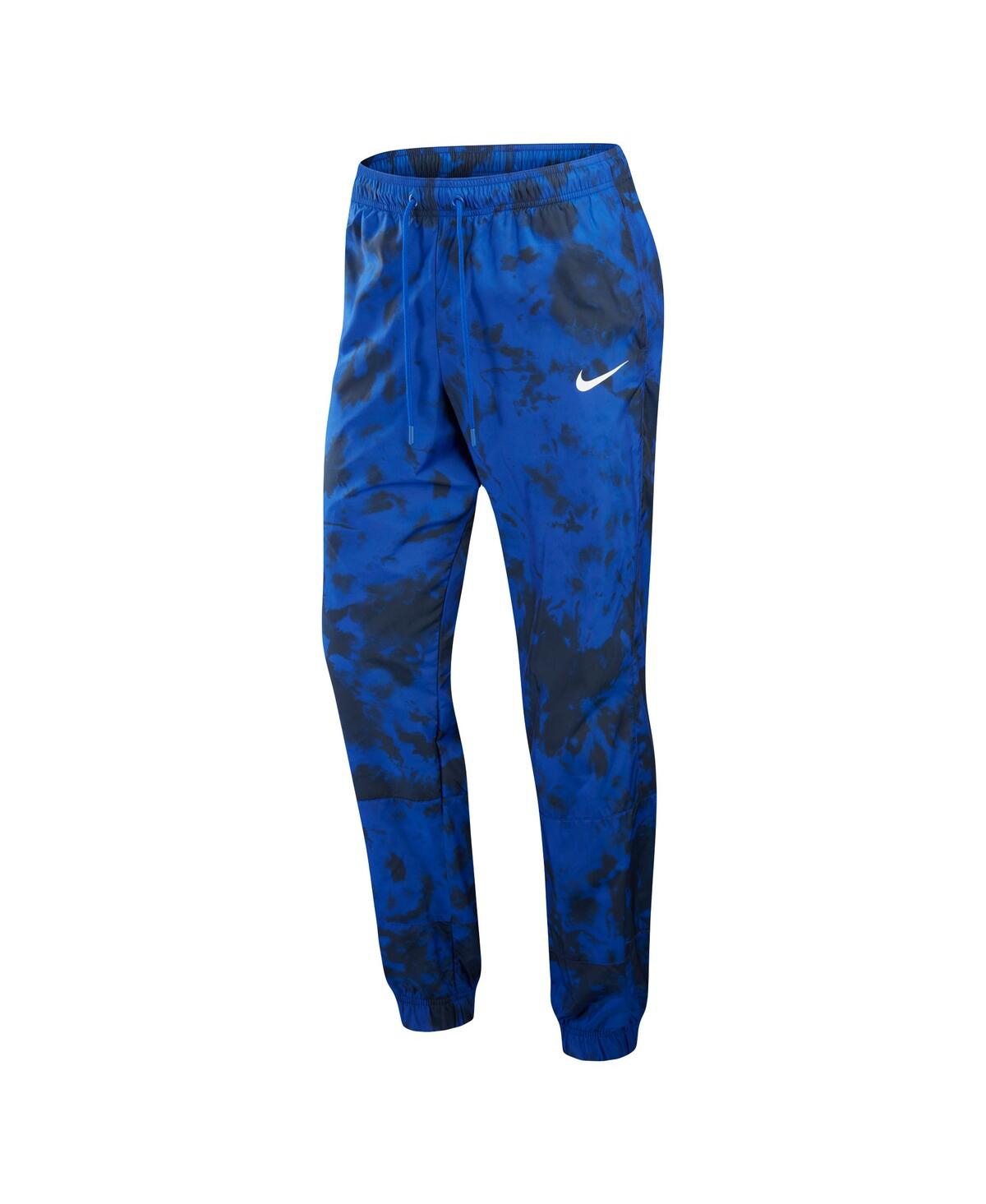 Nike Blue Usmnt Essential Tie-dye Joggers In Blue