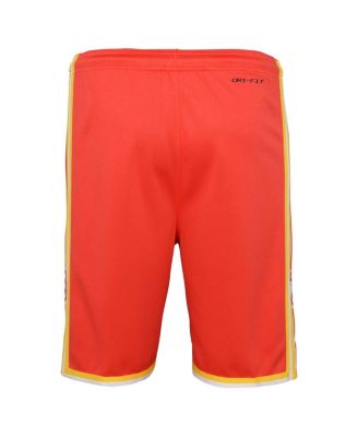 Big Boys and Girls Red Atlanta Hawks Swingman Performance Shorts – Icon Edition