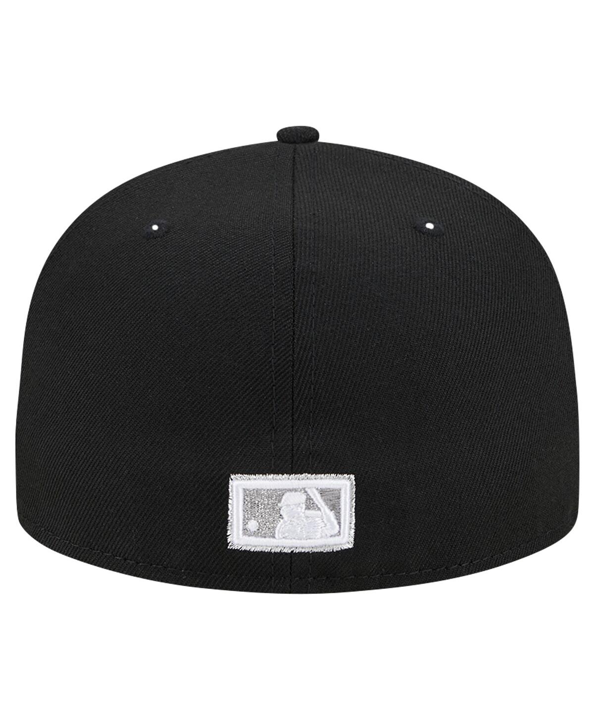 New Era Men'sChicago White Sox Raceway 59FIFTY Fitted Hat - Black