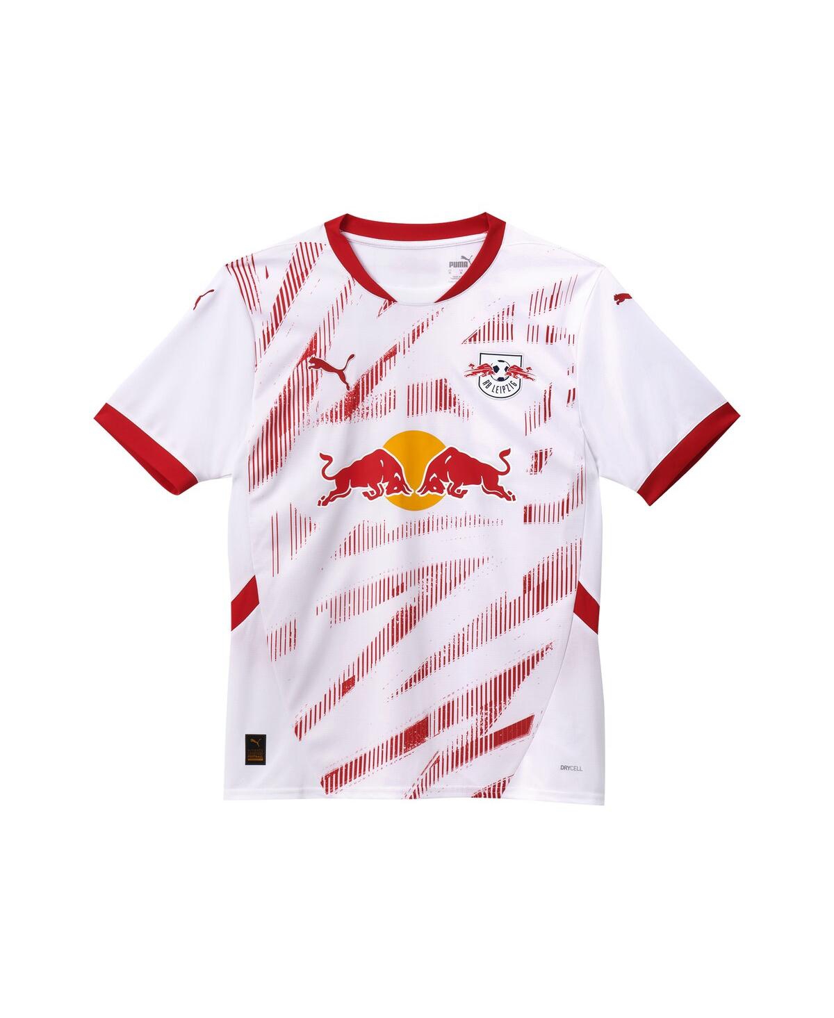 Puma Men'sRb Leipzig 2024/25 Home Replica Jersey - White