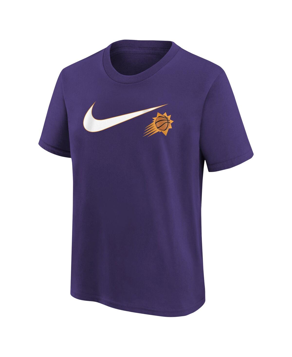 Nike Big Boys and GirlsPhoenix Suns Swoosh T-Shirt - Purple