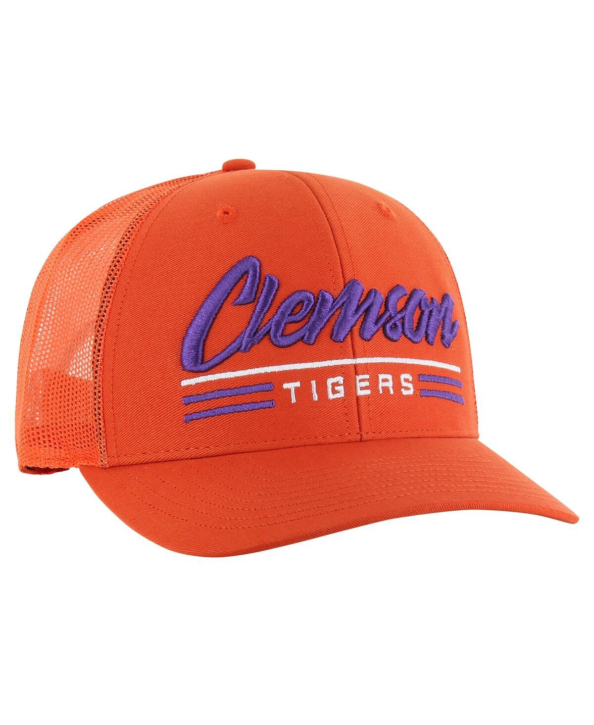 47 Brand Men's Orange Clemson Tigers Garner Trucker Adjustable Hat In Orange
