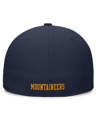 Men's Navy West Virginia Mountaineers On-Field Pro Fitted Hat