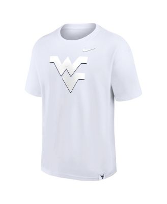 Men's White West Virginia Mountaineers 2-Hit Statement Max90 T-Shirt