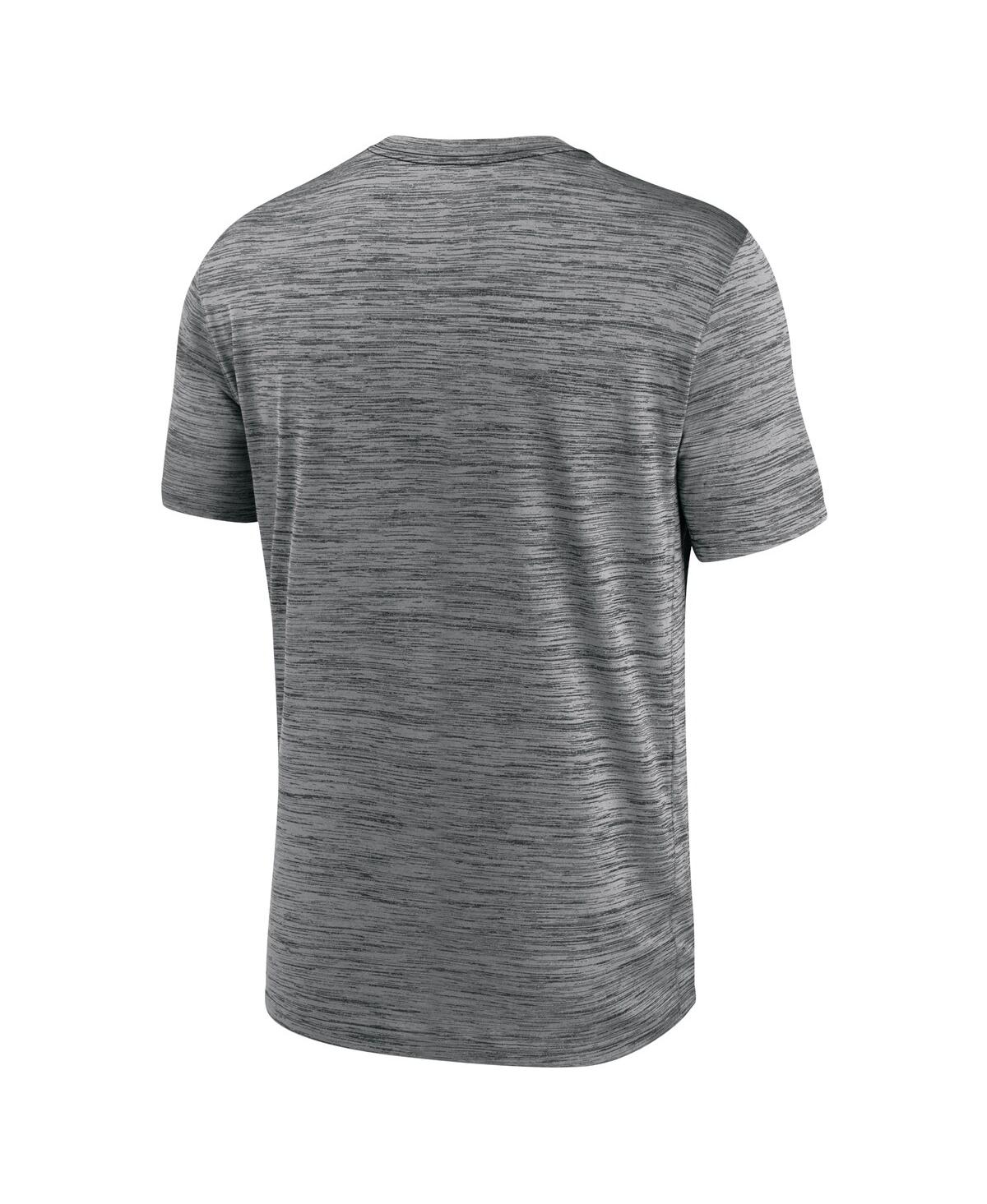 Nike Men'sWest Virginia Mountaineers Campus Slant Velocity Performance T-Shirt - Anthracite