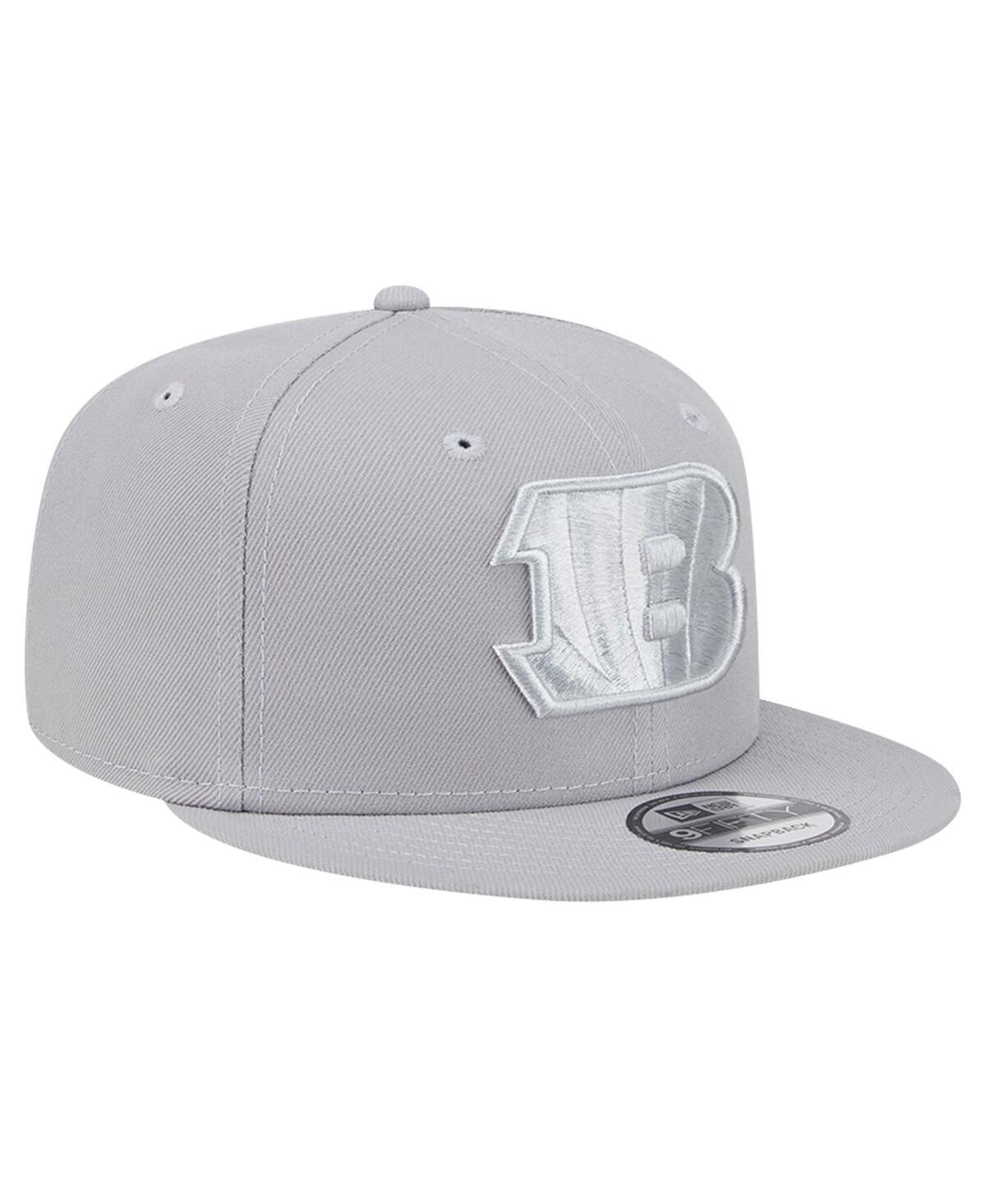 New Era Men'sCincinnati Bengals Color Pack 9FIFTY Snapback Hat - Gray