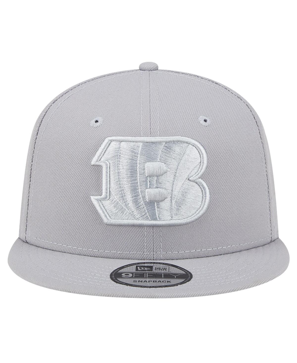 New Era Men'sCincinnati Bengals Color Pack 9FIFTY Snapback Hat - Gray