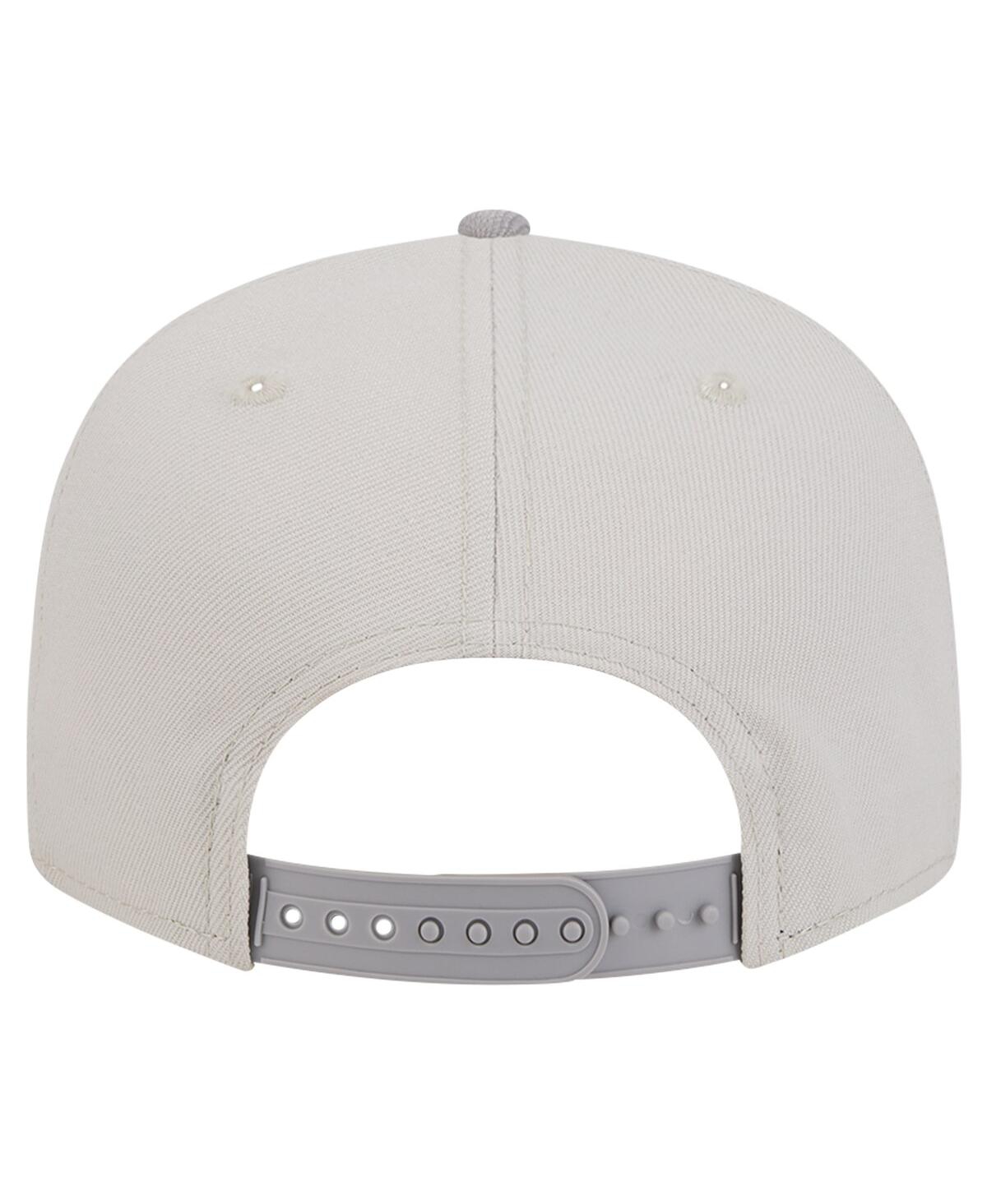 New Era Men'sGray Miami Dolphins Two-Tone Color Pack 9FIFTY Snapback Hat - Stone, Gray