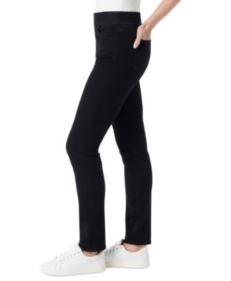 Petite Shape Effect Straight Tummy-Control Jeans
