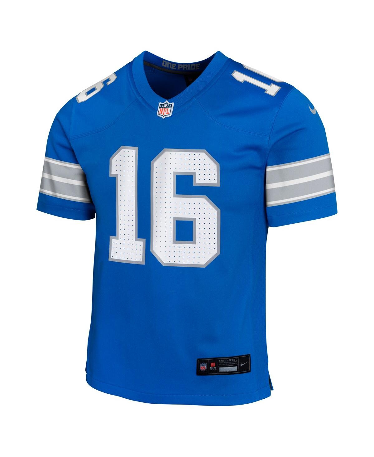 Nike Big Boys and Girls Jared GoffDetroit Lions Team Player Game Jersey - Blue
