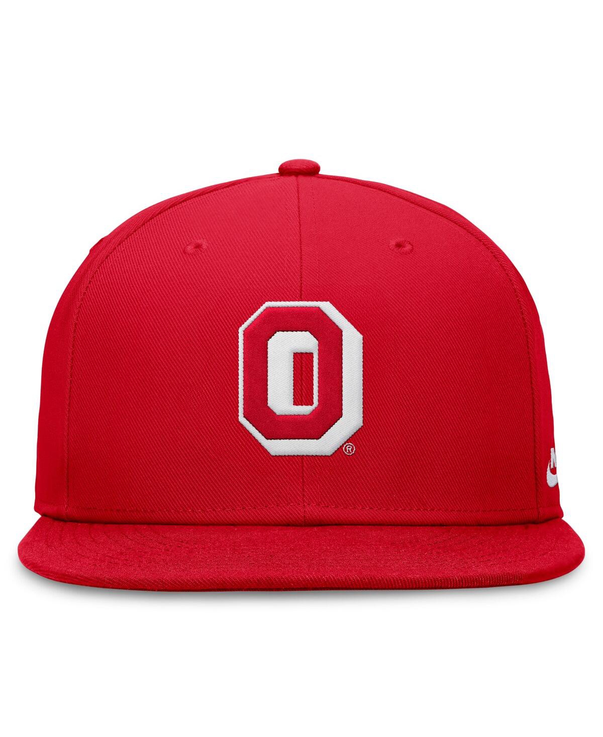 Nike Men'sOhio State Buckeyes Legacy True Fitted Hat - Scarlet