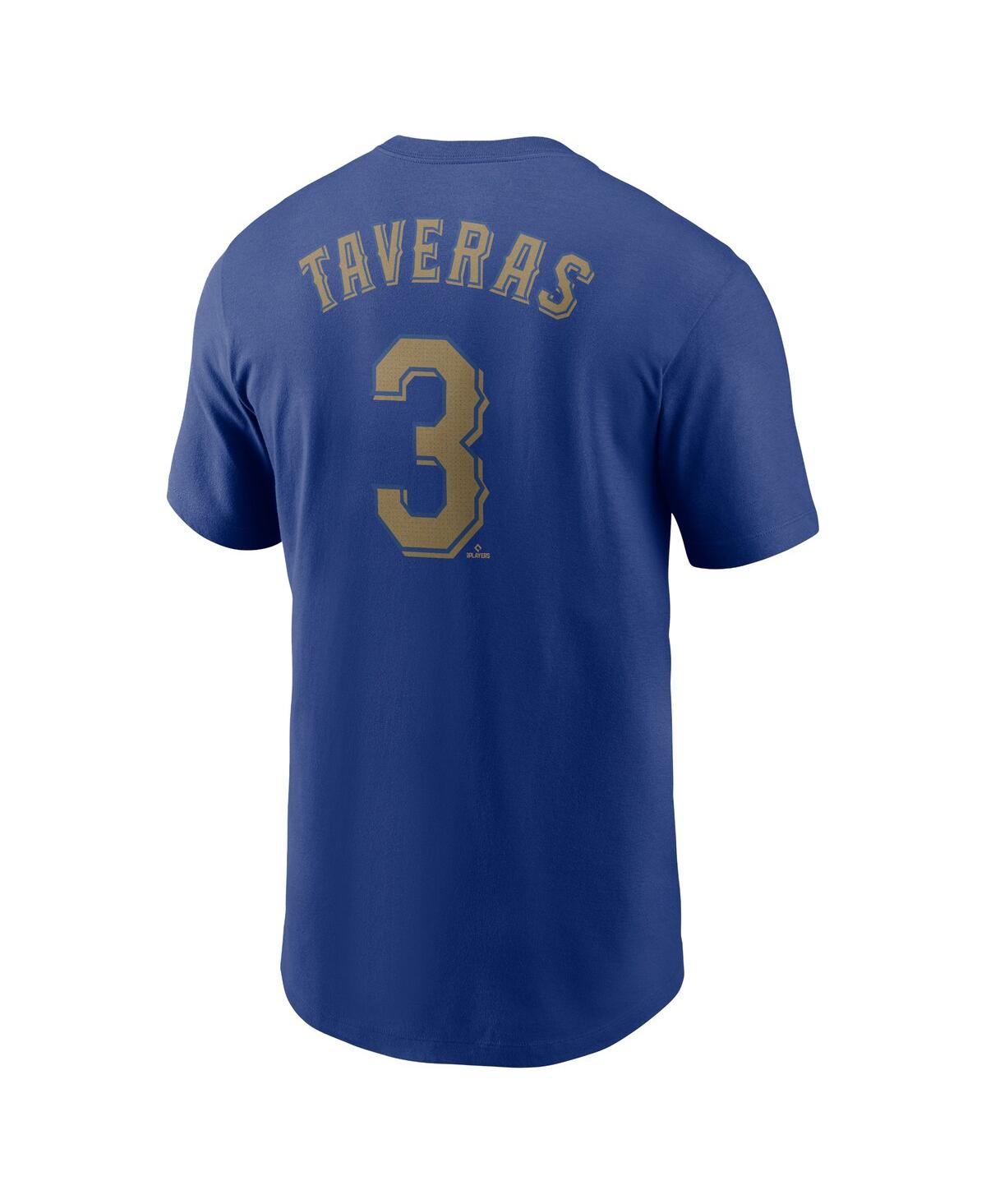 Nike Men's Leody TaverasTexas Rangers 2024 Gold Collection Name Number T-Shirt - Royal