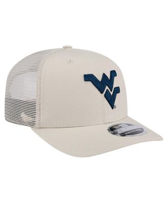 Men's Natural West Virginia Mountaineers Canvas 9SEVENTY Stretch-Snap Hat