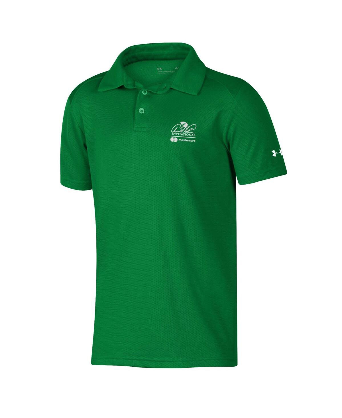Under Armour Big Boys and GirlsArnold Palmer Invitational Tech Mesh Polo - Kelly Green