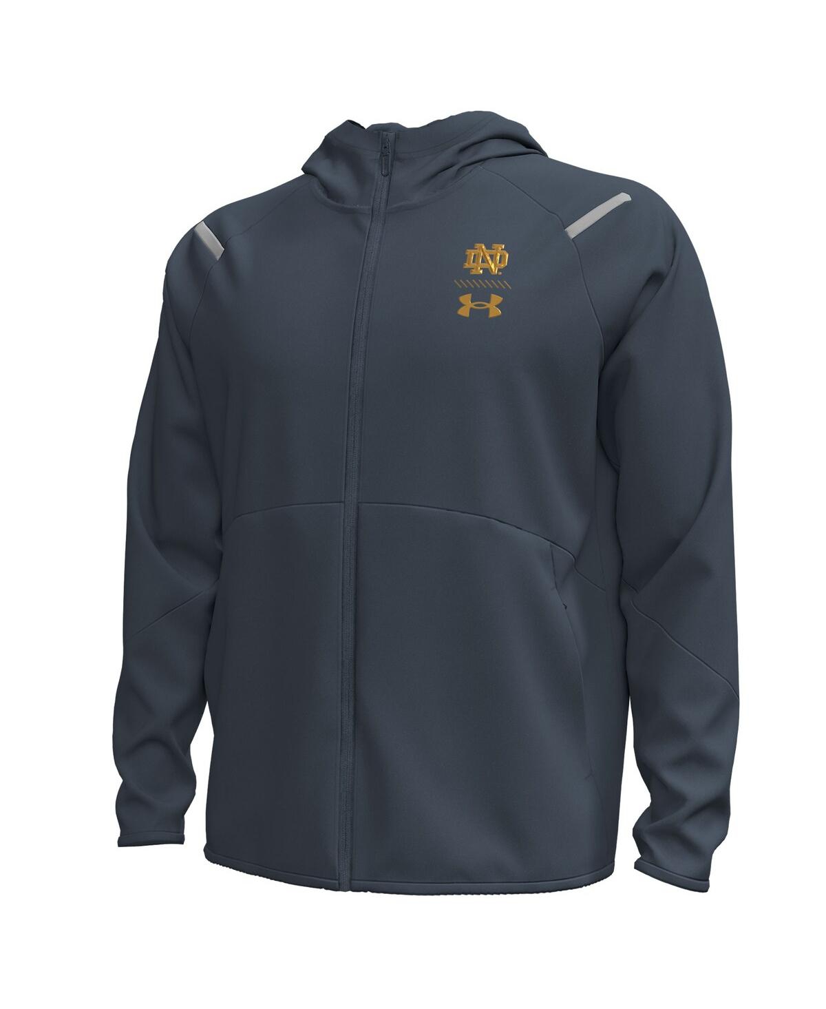 Under Armour Men's Gray Notre Dame Fighting Irish 2024 Shamrock Series Full-zip Jacket In Gray