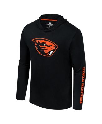 Men's Notre Dame Fighting Irish Logo Lockup Active Blend Long Sleeve T-Shirt Hoodie