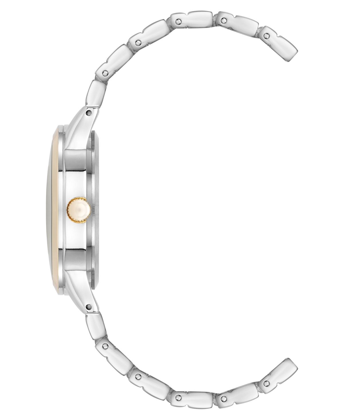 Shop Anne Klein Women's Quartz Signature Round Roman Numeral Two-tone Alloy Metal Watch, 29mm In Two Tone