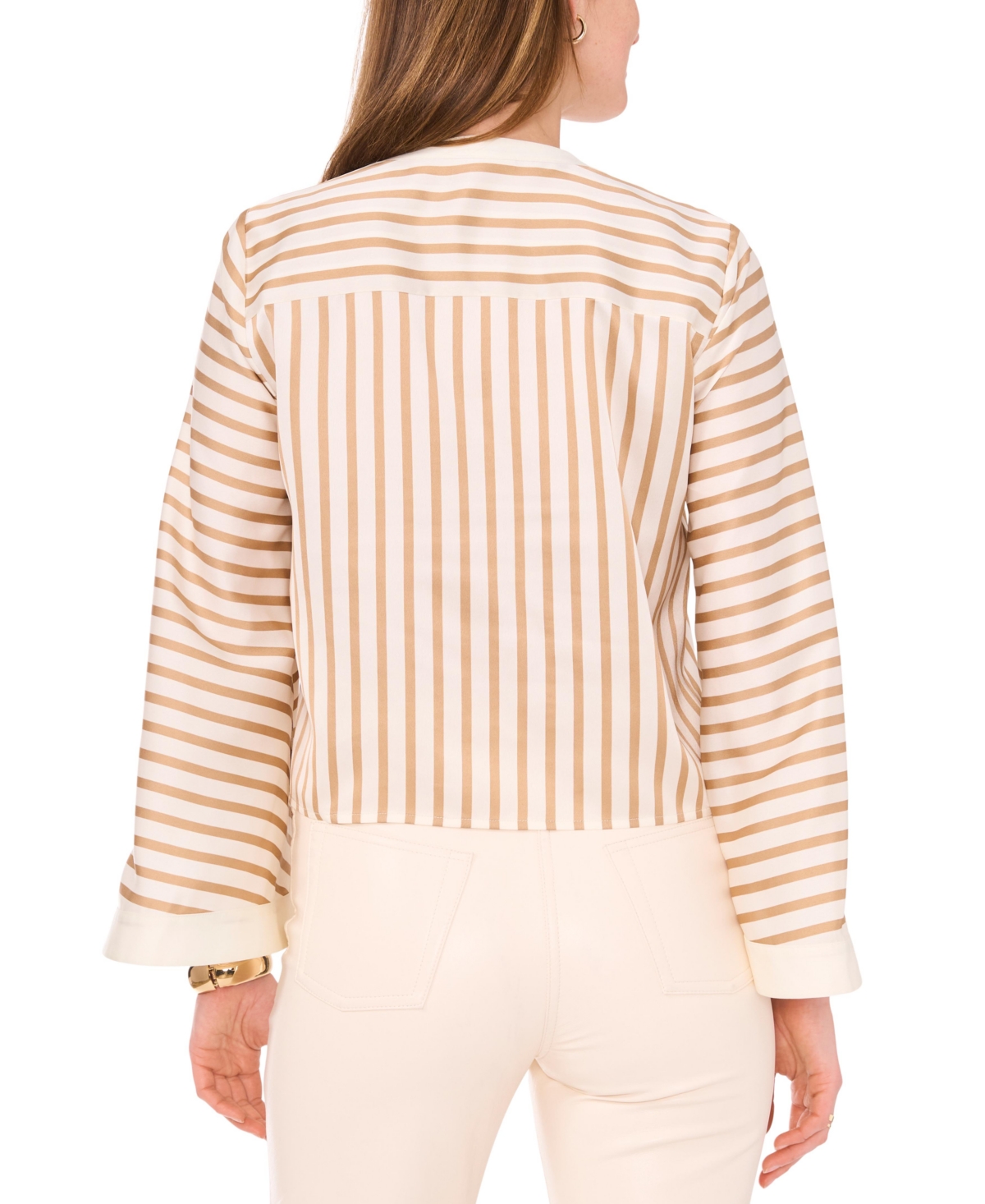Vince Camuto Women's Striped Tie-Front Top