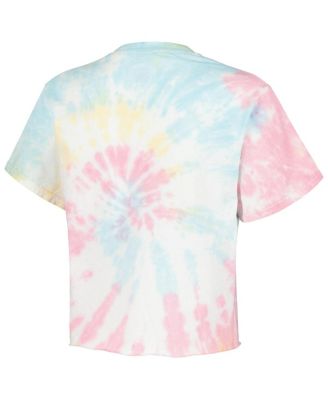 Men's and Women's Blue The Mandalorian Springtime for Baby Yoda Tie-Dye T-Shirt