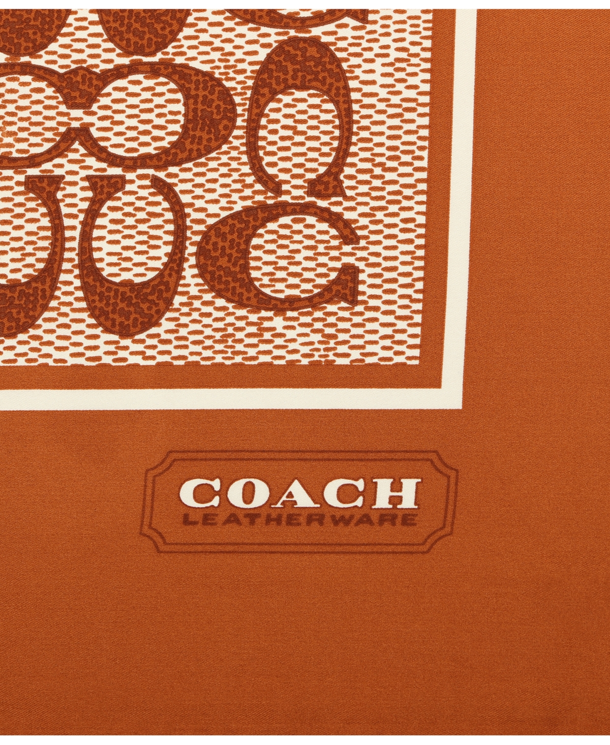 Coach Women's Vintage Signature Print Silk Square Scarf