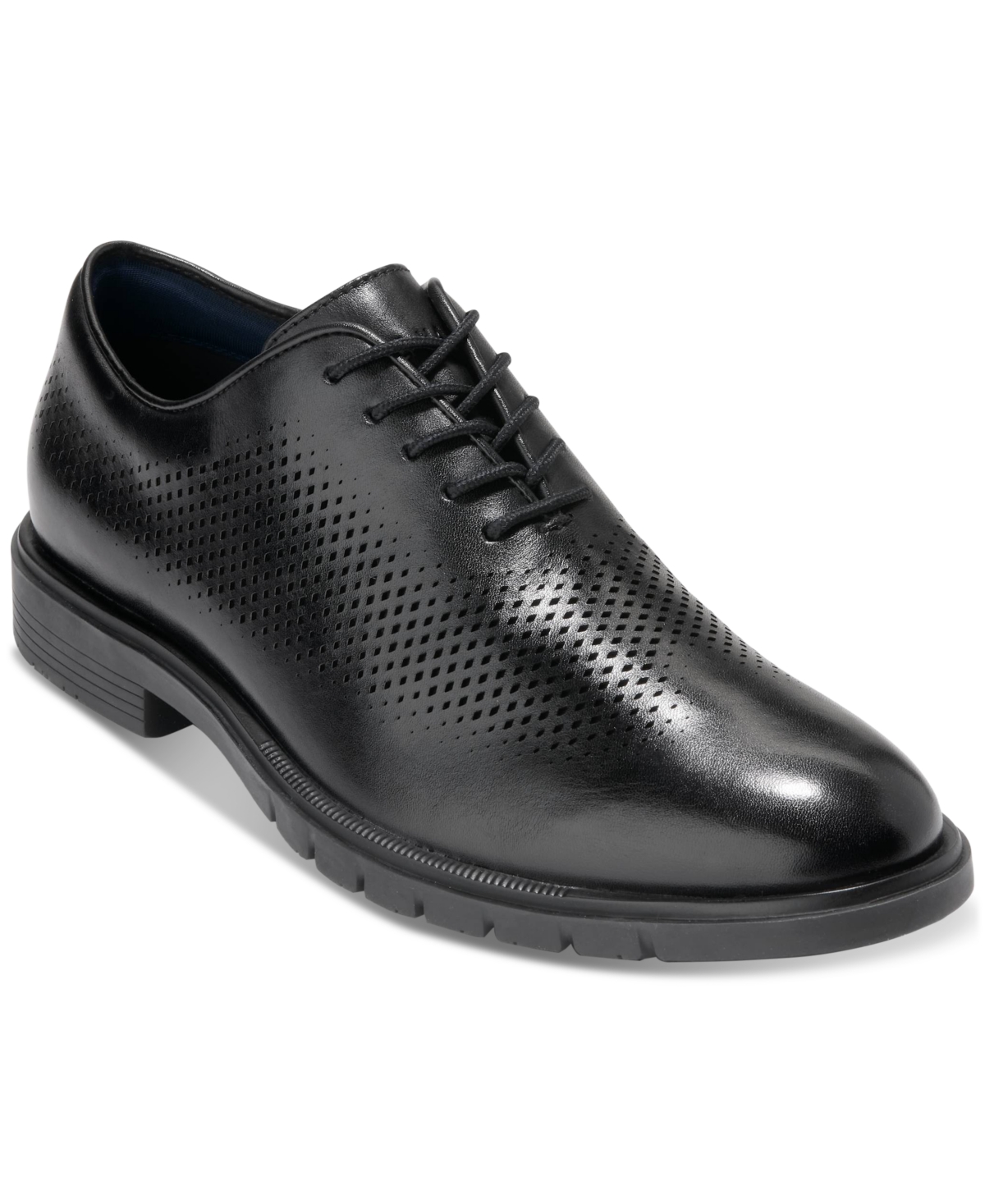 Cole Haan Men's Grandflex Dress Laser Oxford Shoe In Black