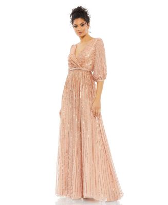 MAC DUGGAL SALE ケープスリーブ マキシ丈 ロングドレス Salmon 29494101_fpx.tif?$filterlrg$&