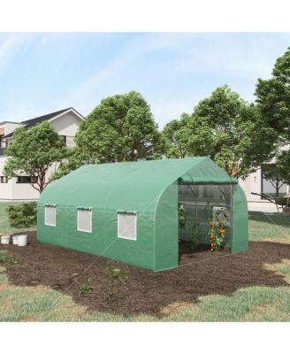 Walk-in Greenhouse w/Mesh Door, Windows (11.5'x10'x7')