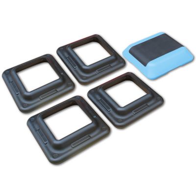 Streamdale Adjustable Fitness Step Platform with 4 Risers