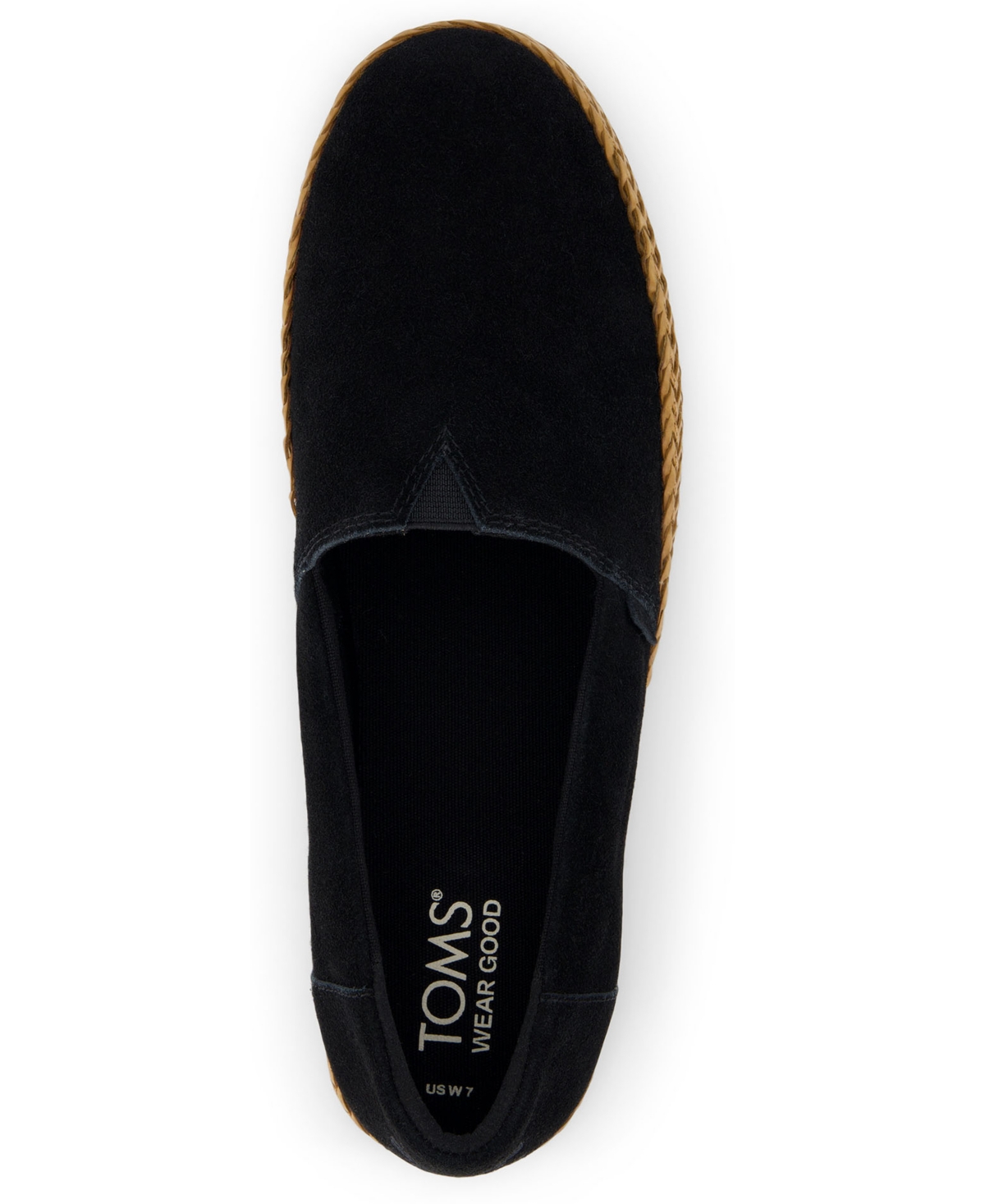 TOMS WOMEN'S VALENCIA SUEDE PLATFORM ESPADRILLES 