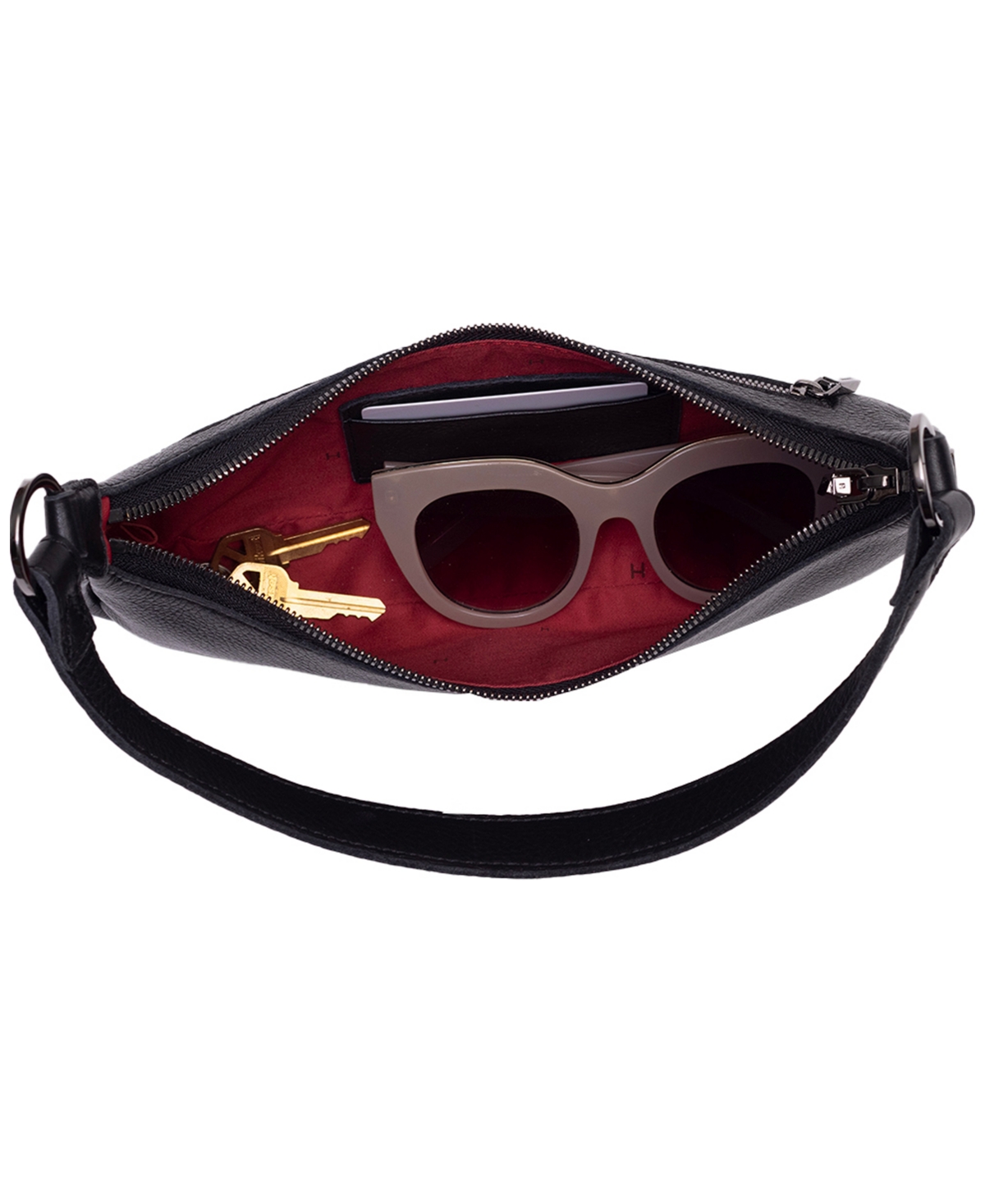 Hammitt Becker Pebbled Leather Shoulder Bag -gm