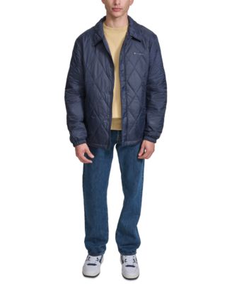 Men's Diamond Quilted Coaches Jacket