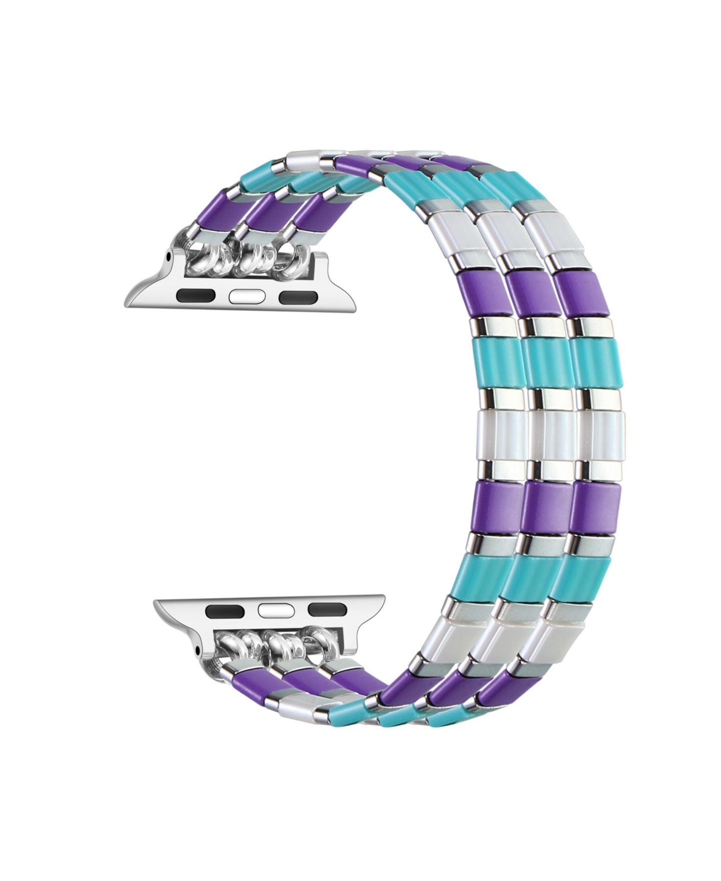 Ремешок для часов Posh Tech Slim Bracelet Band for Apple Watch 44,45,46,49mm, цвет: Синий — фото 2